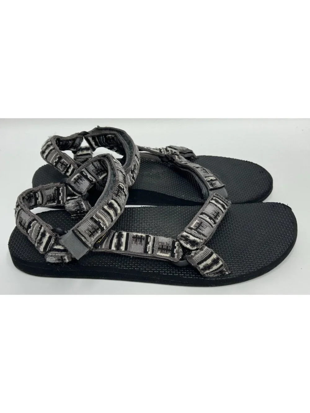 Teva Men's Original Universal Sandals 13 Grey White Hiking Outdoor Water Shoes